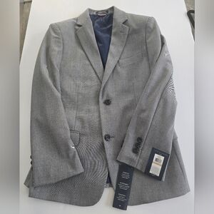 Tommy Hilfiger Boys Gray Blazer Jacket Size 12 Formal NWT